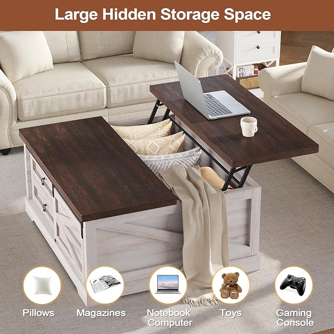 Itaar 39.4'' Lift Top Coffee Table - Image 5