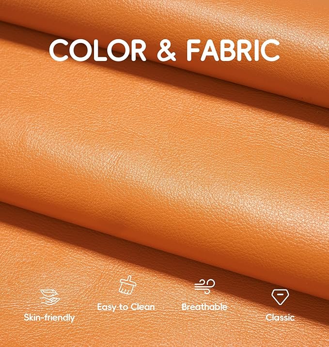 Hobestluk Small Bean Bag Chair Waterproof Leather Beanbag Lazy Floor Sofa Bean - Image 7