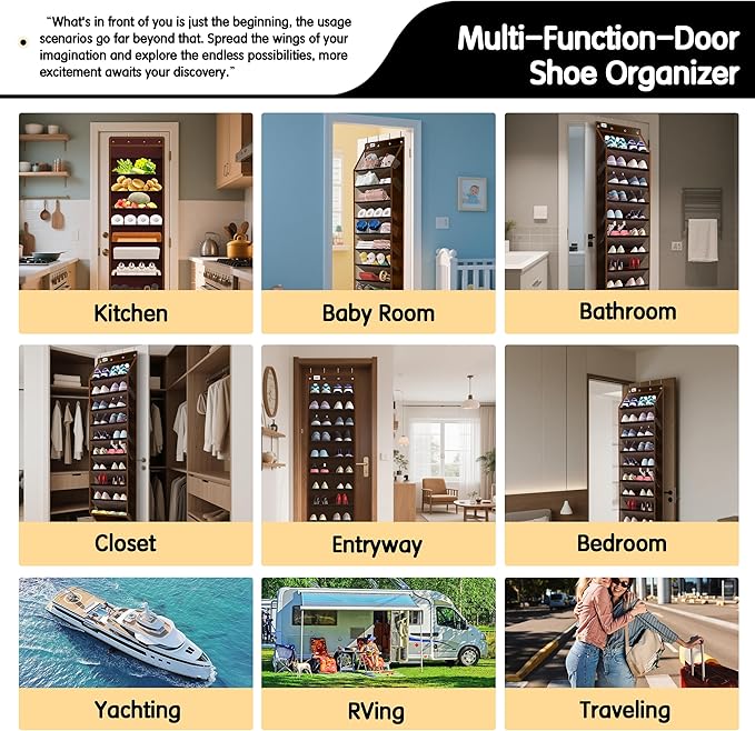 Kotkn 10 Tier Over The Door Organizer - Image 7