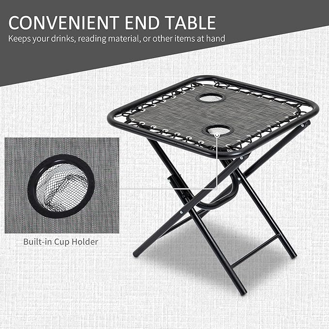 Outsunny Zero Gravity Chair Set - Image 4