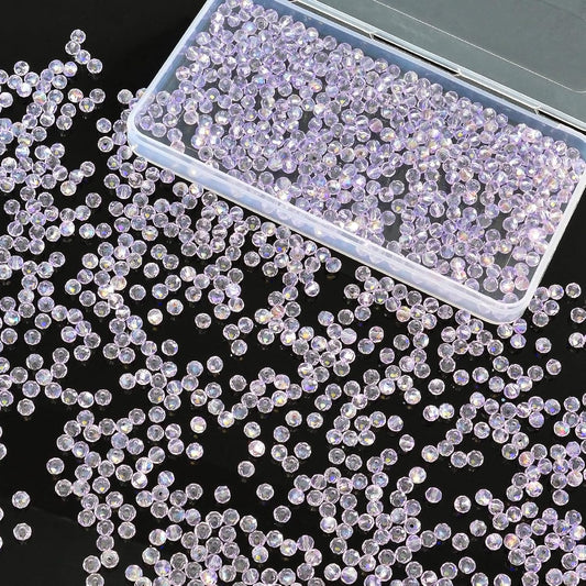1200Pcs 4mm Crystal Glass Beads for Jewelry Making Beads for Bracelets Necklace Pendants Making Supplies(Light Purple)