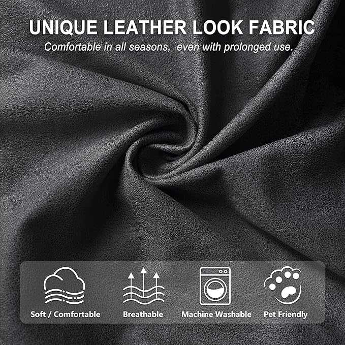 ANARACHON Leather Look Recliner Console Cover - Image 6