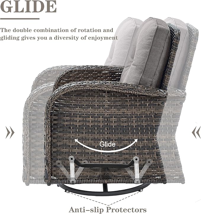 Belord 6 Piece Patio Conversation Sets - Image 6