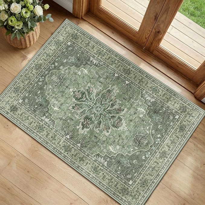 RELEANY Area Rugs 2'x3' Kitchen Rugs Entry Rug Small Rugs by RELEANY