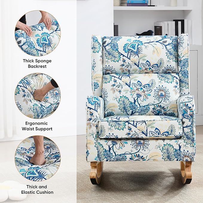 HCHAIRH Nursery Rocking Chairs, Rocking Chair Nursery - Image 6