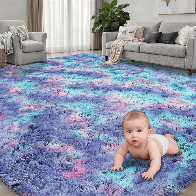 6x9 Area Rugs for Living Room Bedroom: Ultra Soft Fluffy Shag Rug Upgrade - Image 2