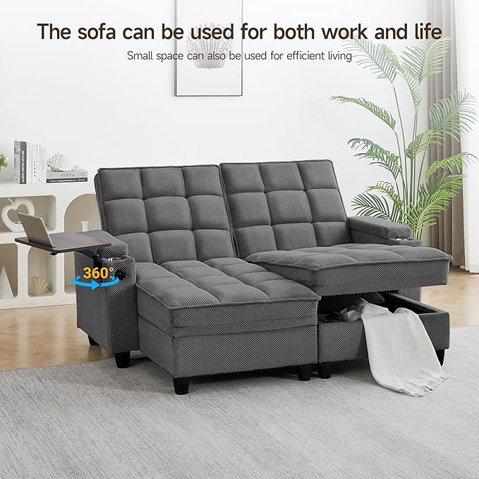 Auvsoce 71" Loveseat Recliner Chair - Image 5