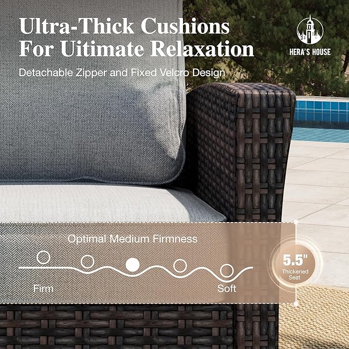 HERA'S HOUSE Patio Furniture Set - Image 3