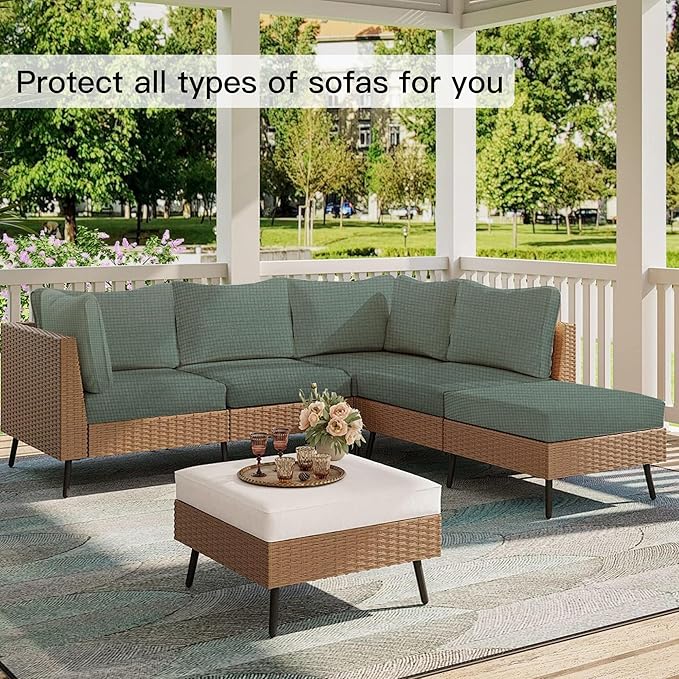 Outdoor Cushion Covers Set, Replacement - Image 4