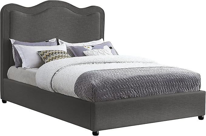 Meridian Furniture FelixGrey-Q Felix Collection Modern | Contemporary Linen by MeridianFurniture