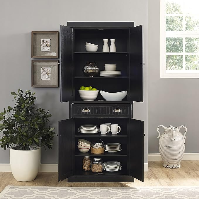 Crosley Furniture Seaside Coastal Pantry Storage Cabinet - Image 13