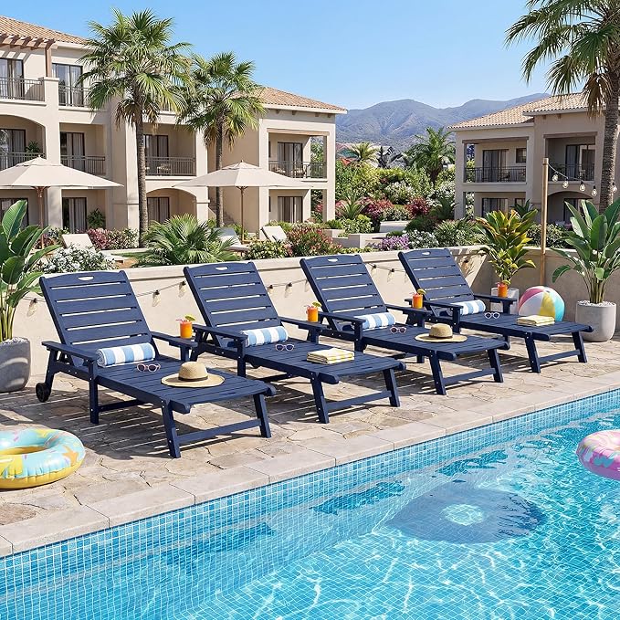 Outdoor Lounge Chair Set of 4 - Image 2