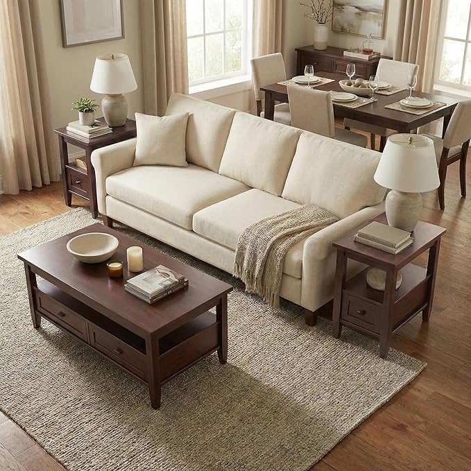 SIMPLIHOME Warm Shaker End Table - Image 4