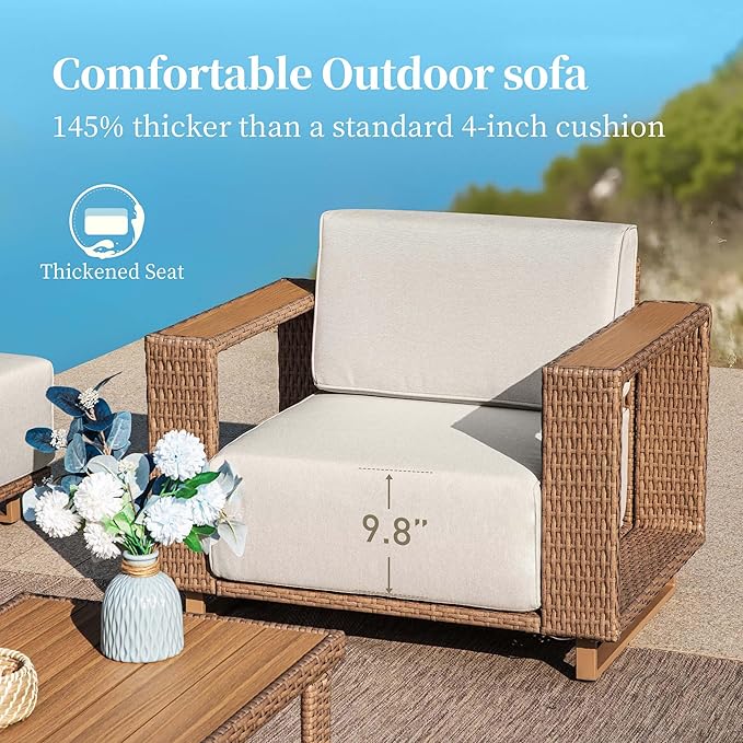 SUNSHINE VALLEY Outdoor Sectional, Patio Furniture - Image 2