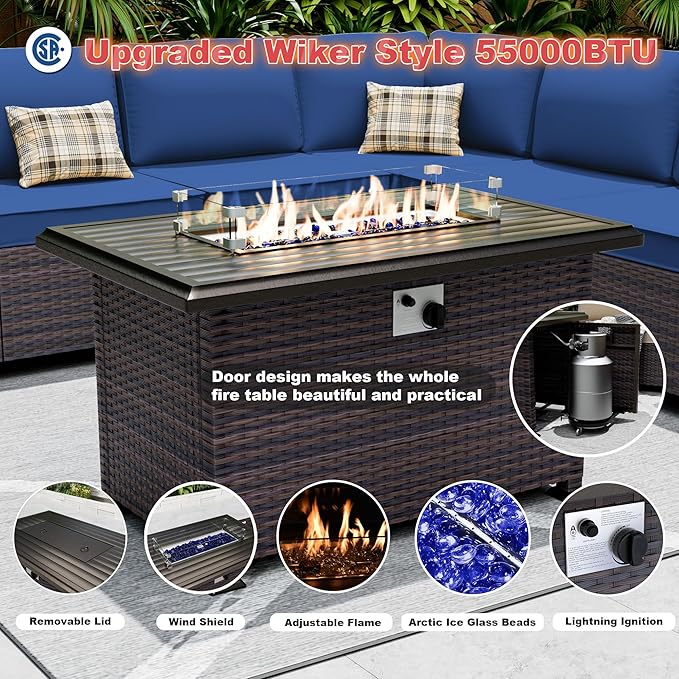 10 Pieces Patio Furniture Set - Image 3
