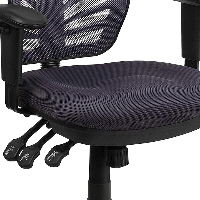 Flash Furniture Nicholas Mid-Back Swivel Office and Gaming Chair, Ergonomic - Image 9