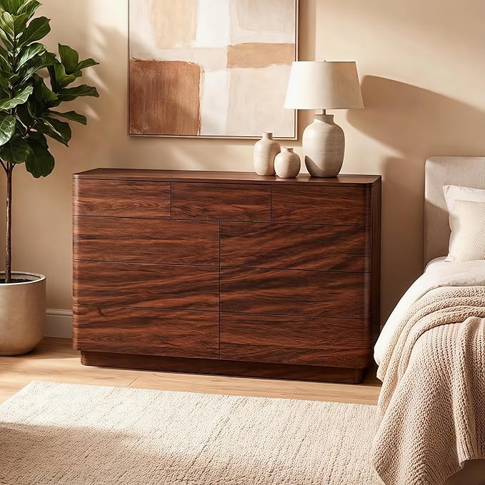 ACCOHOHO 9 Drawer Dresser for Bedroom, Large Storage Chest of Drawers, TV Stand - Image 5