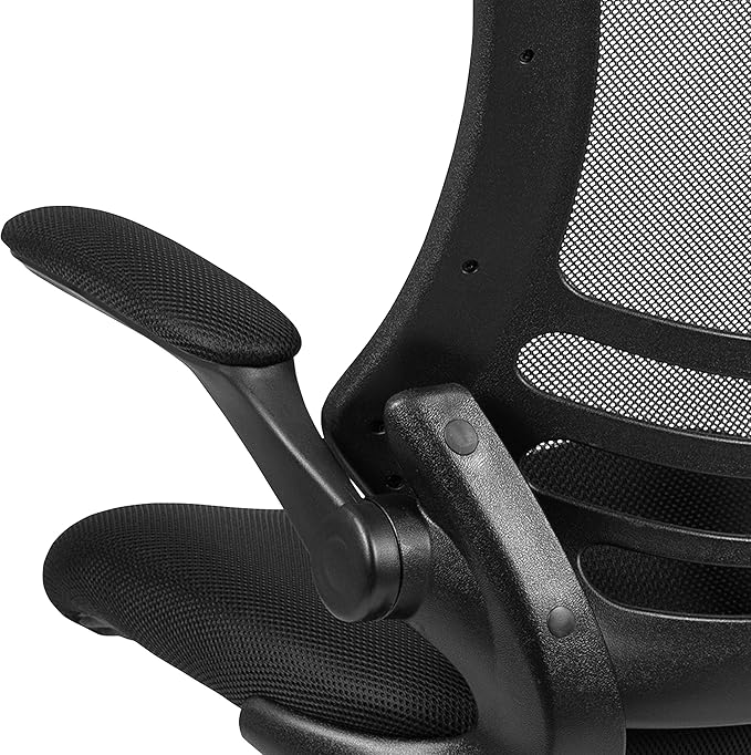 Flash Furniture Kelista Mid-Back Black Mesh Swivel Ergonomic Task Office Chair - Image 13