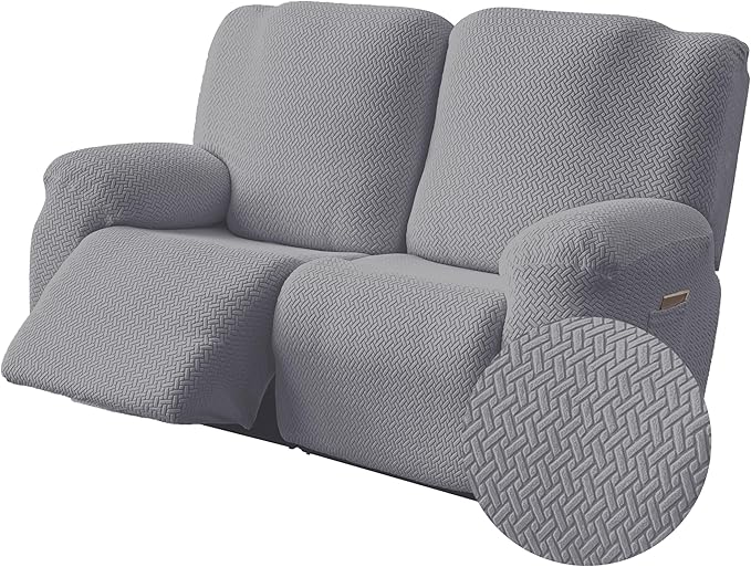 Genina Recliner Loveseat Cover Stretch Couch Covers Sofa slipcover by Genina