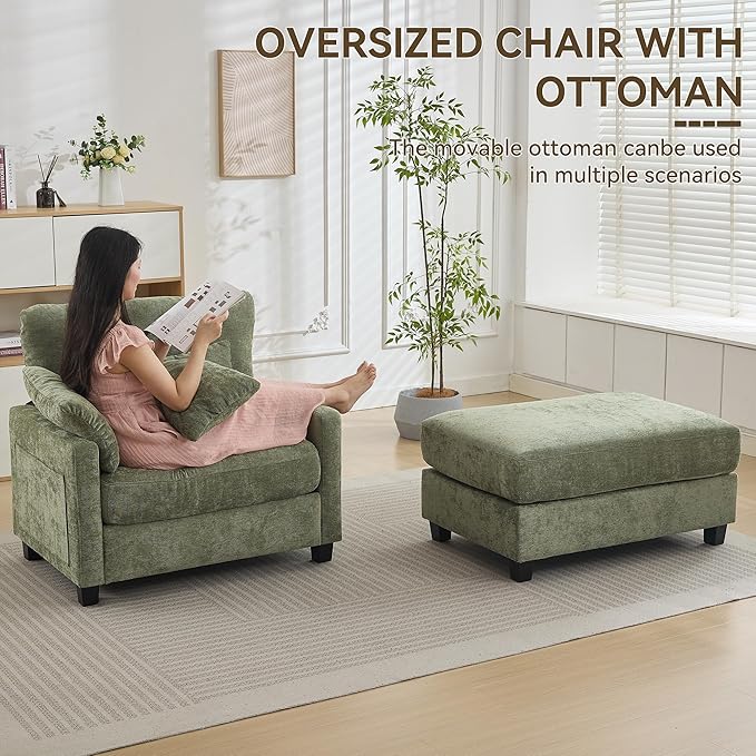WUTUTUEE 57.5" Oversized Chaise Lounge - Image 7