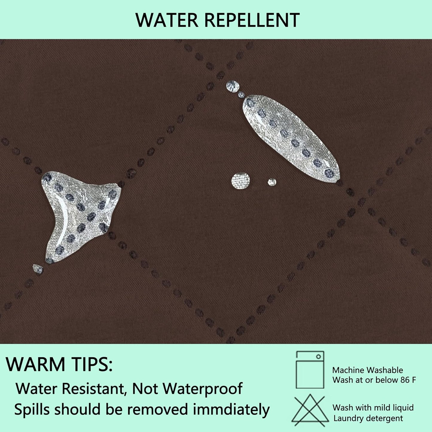 Recliner Chair Covers Reversible Sofa Cover Couch Cover for Pets Lazy Boy Furniture Protector(28''Recliner,Chocolate/Taupe)