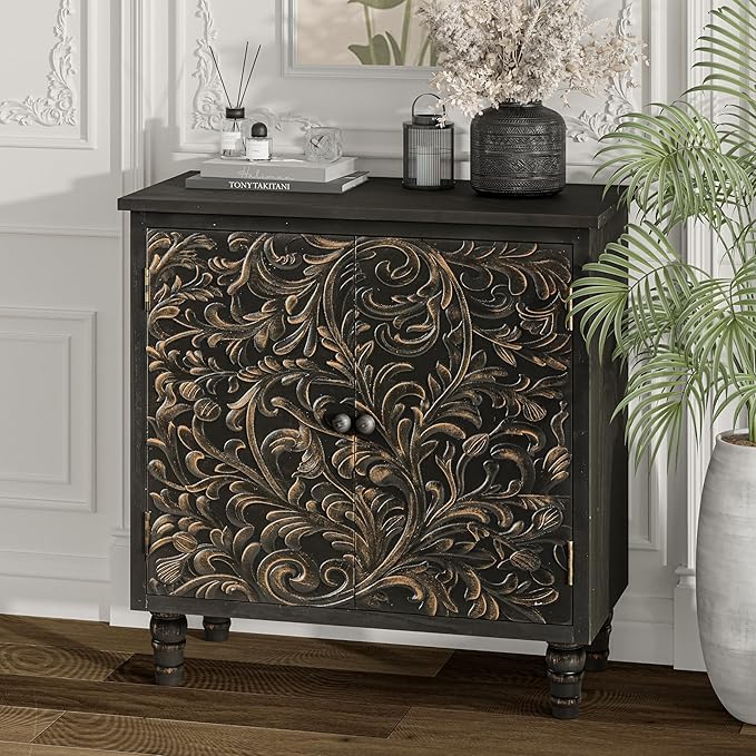 2 Door Farmhouse Storage Cabinet - Image 6