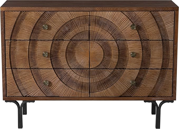 Aoikax Farmhouse 6-Drawer Dresser, Accent Wooden Chest of Drawers - Image 7