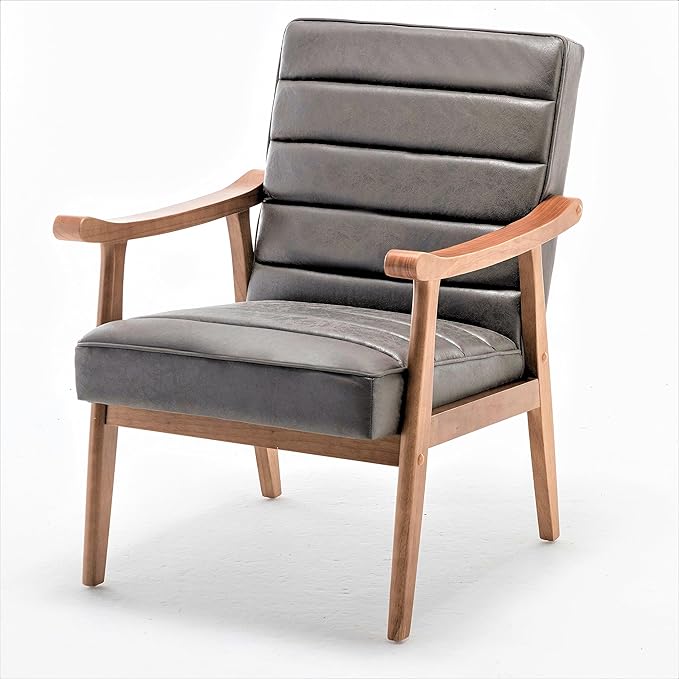 Container Furniture Direct Unique Mid Century Modern Accent Chair - Image 9