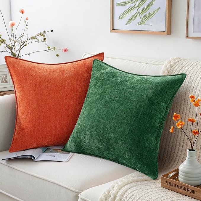 decorUhome Summer Couch Throw Pillow Covers 18x18 Set of 2, Decorative Soft - Image 8
