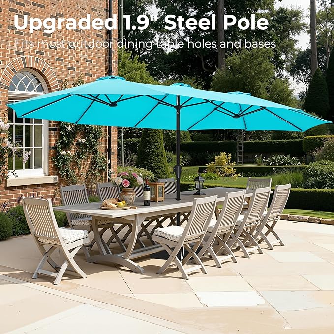 SUPERJARE 15FT Outdoor Patio Umbrella - Image 2