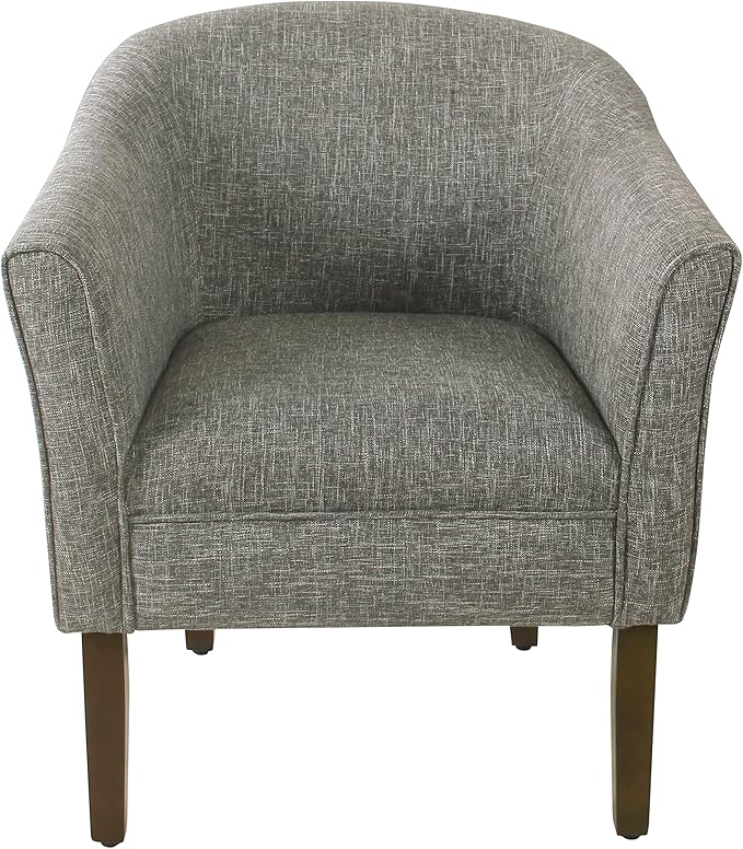 HomePop Modern Barrel Accent Chair - Image 5