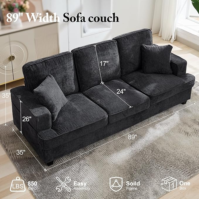 Korser 89" Couches for Living Room - Image 2