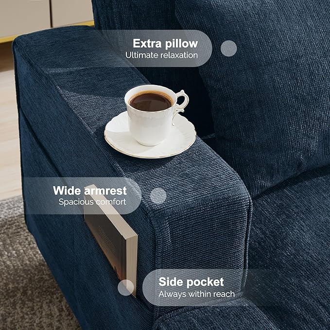 Korser 89" Couches for Living Room - Image 5