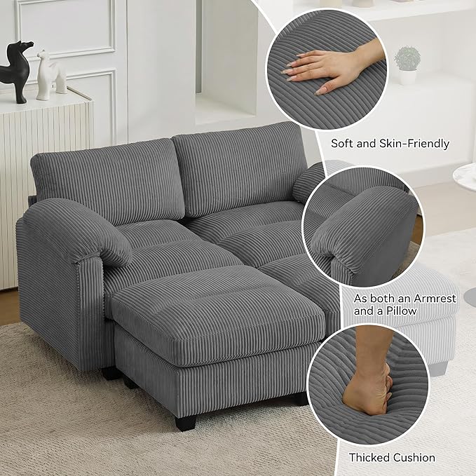 61'' Modular Loveseat Sofa - Image 3
