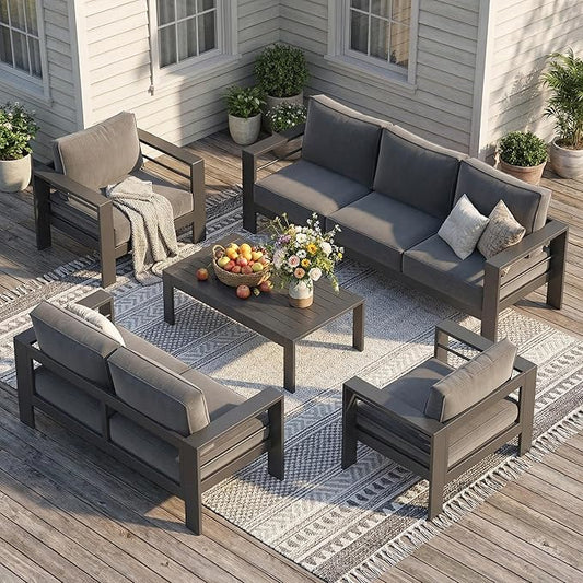 Solaste Aluminum Patio Furniture Set by Solaste