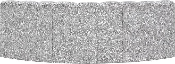 Meridian Furniture 102Grey-S3B Arc Collection Modern | Contemporary Modular Sofa - Image 4