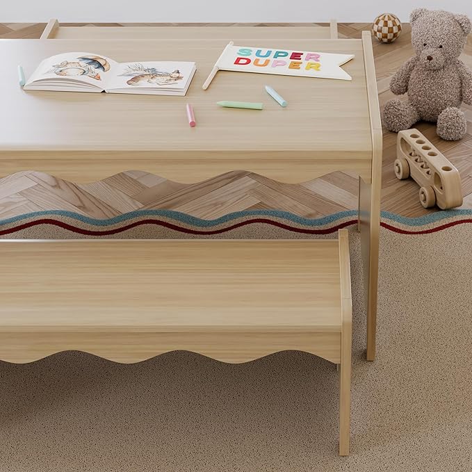 Storkcraft Casablanca Montessori Indoor Kids Table & Bench Set – Premium Kids - Image 2