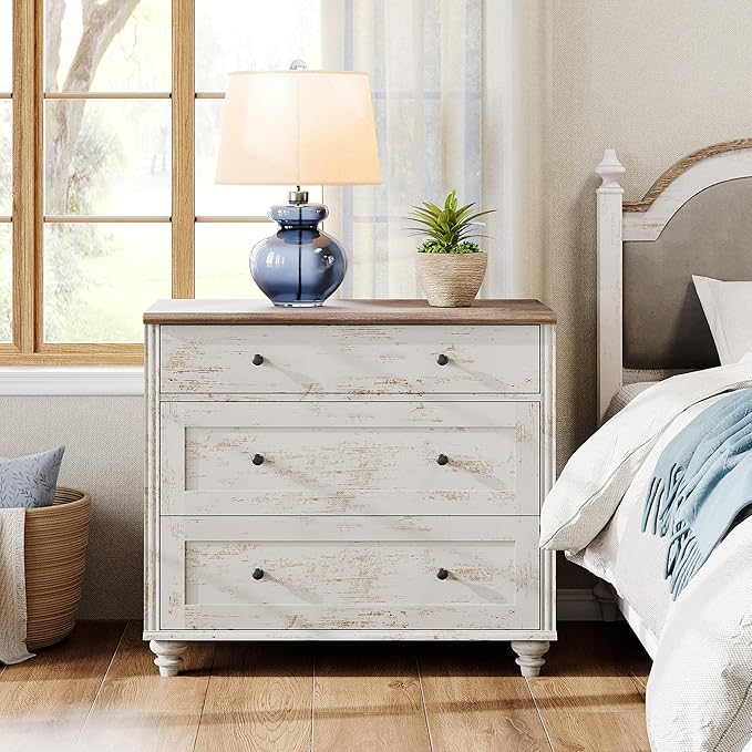 WAMPAT Farmhouse Nightstand by WAMPAT