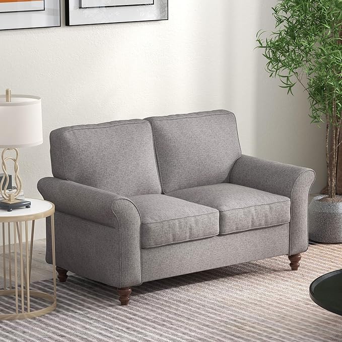 Bonzy Home 57" Loveseat Sofa, 2 Seater Sofa - Image 6