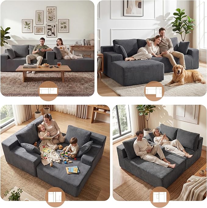 GRUSIGN Cloud Sectional Boneless Couches - Image 3