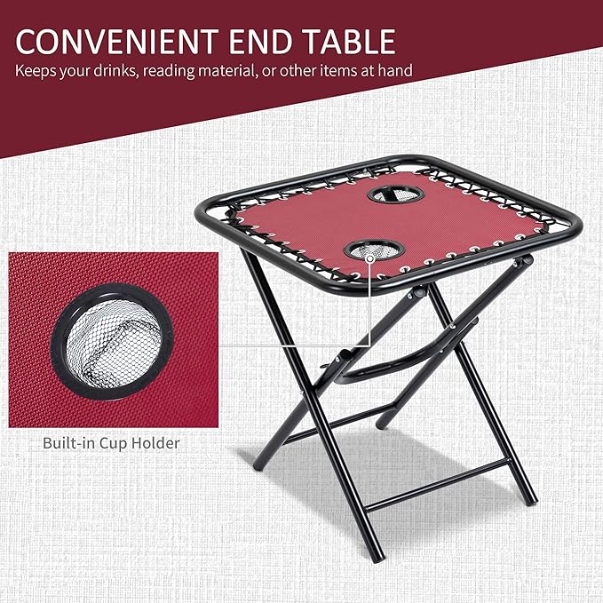 Outsunny Zero Gravity Chair Set - Image 4