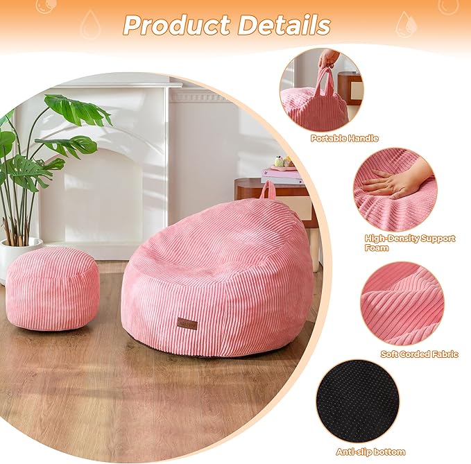 MAXYOYO Kids Bean Bag Chair - Image 7