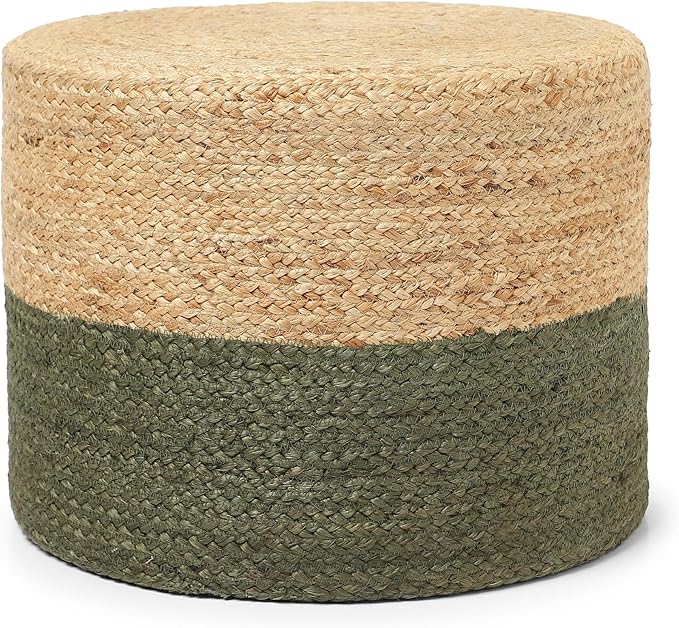 REDEARTH · Cylindrical Pouf Foot Stool Ottoman - Image 3