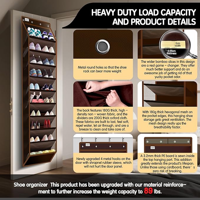 Kotkn 10 Tier Over The Door Organizer - Image 3