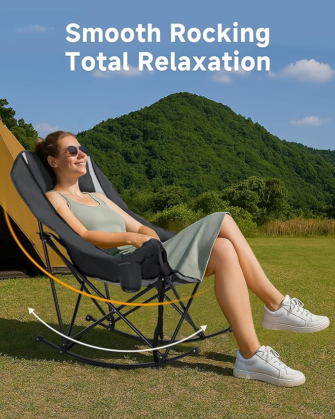 Slsy Oversized Rocking Camping Chair - Image 2