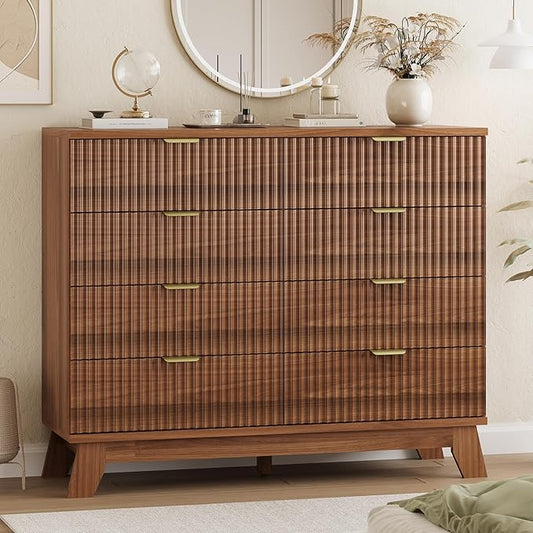 Xixini Fluted Dresser for Bedroom by Xixini