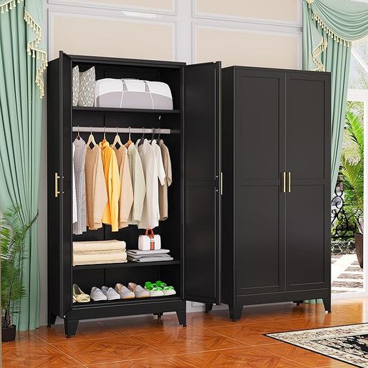 GAIOUS Metal Wardrobe Cabinet by GAIOUS