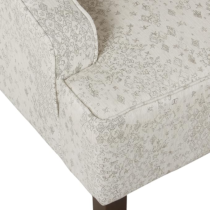 Homepop Home Decor | Upholstered Classic Swoop Arm Accent Chair | Accent Chairs - Image 9