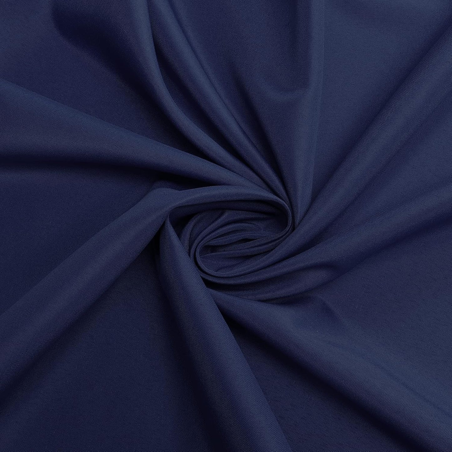 sancua Round Tablecloth - 48 Inch - Water Resistant Spill Proof Washable Polyester Table Cloth Decorative Fabric Table Cover for Dining Tables, Buffet Parties and Camping, Navy