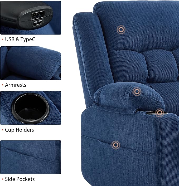 Power Lift Chair Recliners for Elderly - Image 6